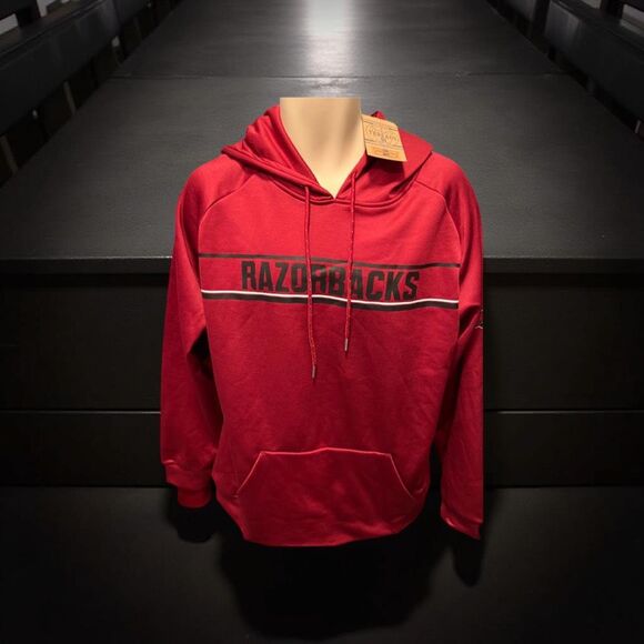 NWT Razerbacks College Classic Fit Hoodie Size Large - Picture 1 of 5